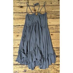 Wishlist Women’s Size M Blue Tiered Baby Doll Dress
